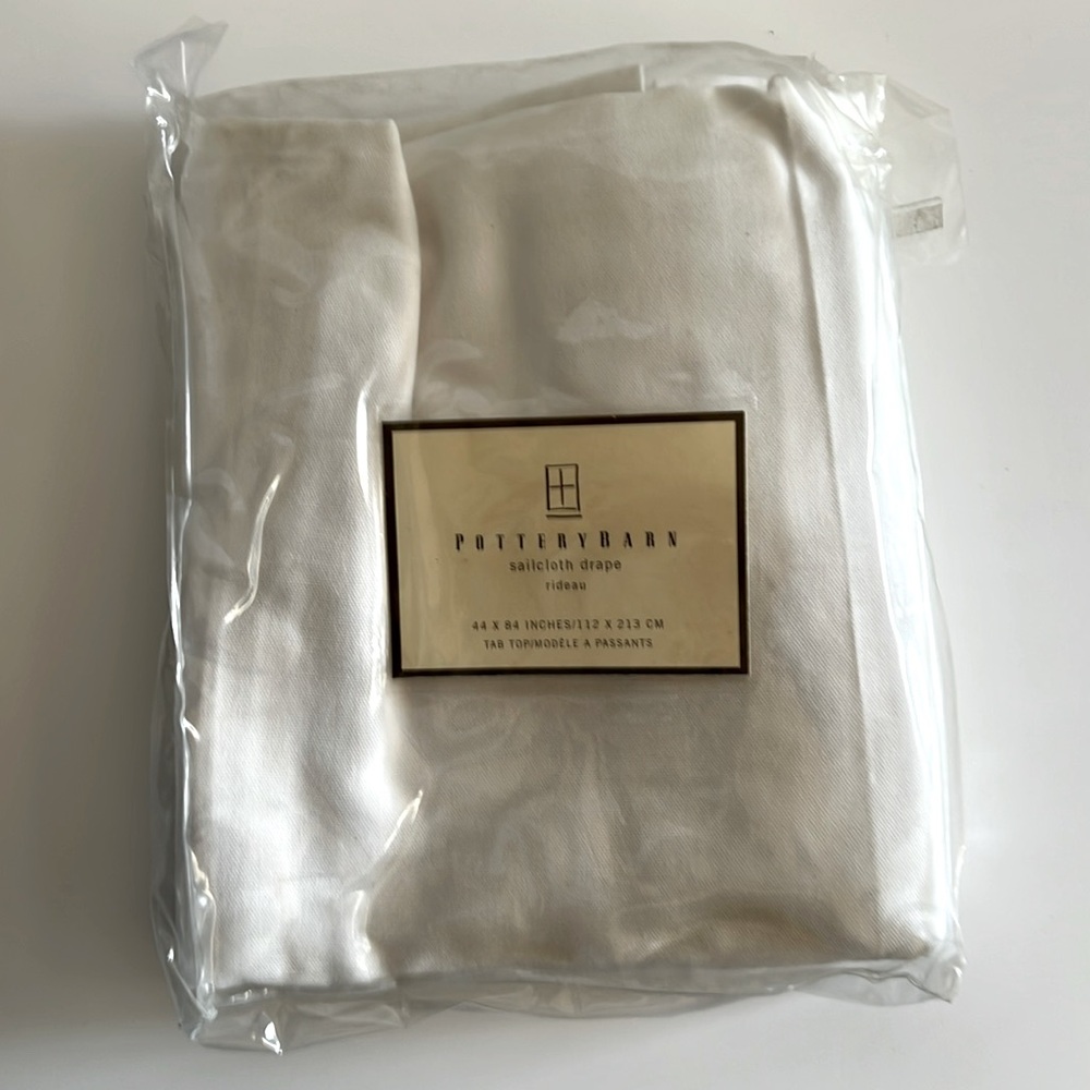 Pottery Barn Sailcloth Drape